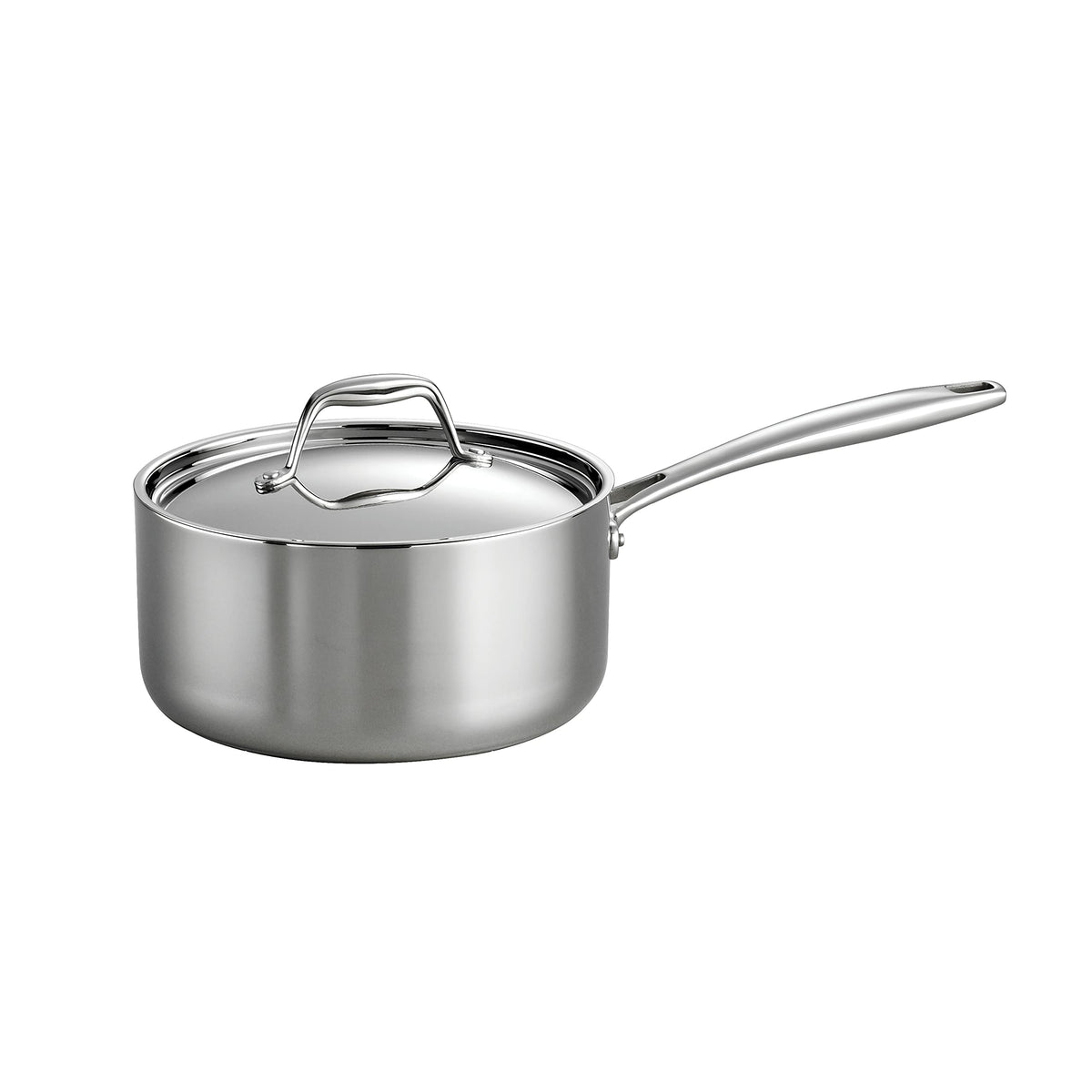 Tramontina Signature Tri-Ply Clad Stainless Steel 12.5-Inch Wok with lid