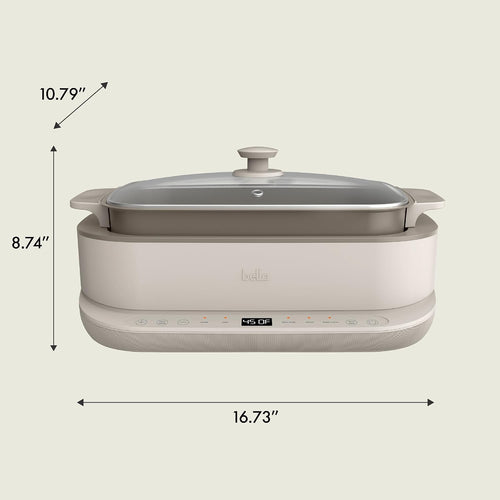 bella Multi 4-in-1 6qt MultiCooker, Oatmilk