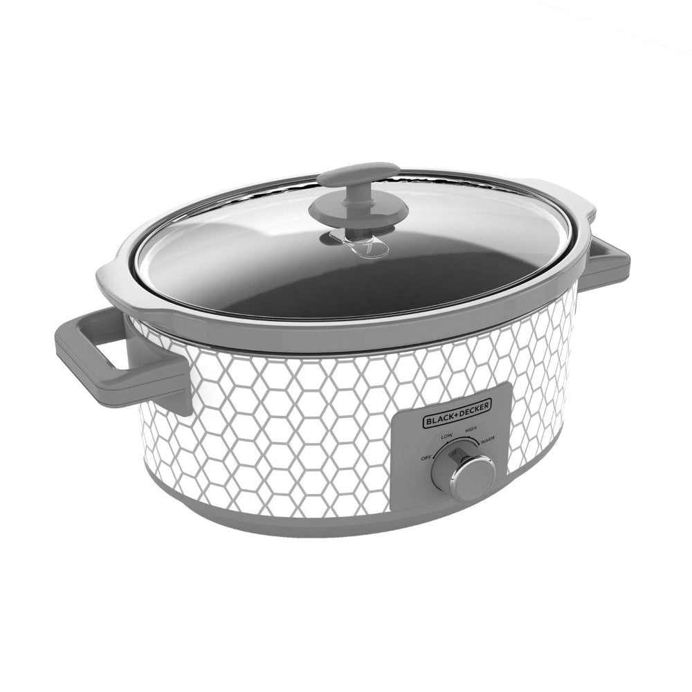 BLACK+DECKER 7-Quart Slow Cooker, Teal