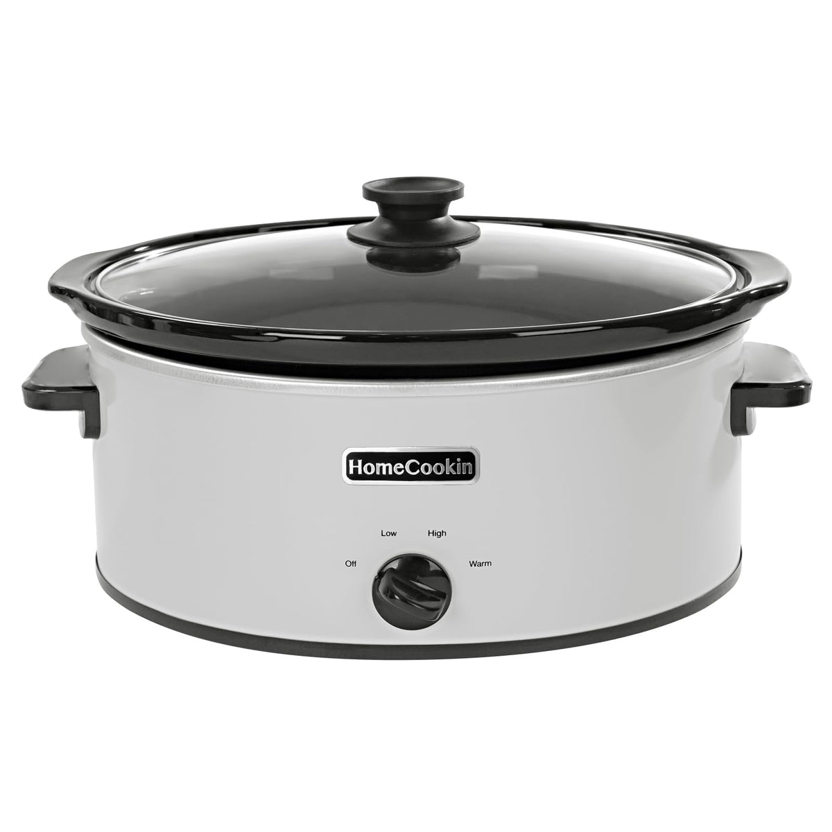 HOMECOOKIN 8 Quart Programmable Slow Cooker, Kitchen Appliances, Perfect Kitchen Small Appliance for Family Dinners, Red Stainless Steel