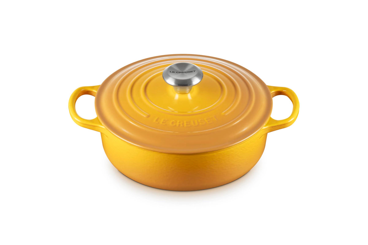 Le Creuset Enameled Cast Iron Round Wide Dutch Oven, 3.5 qt., Sea Salt