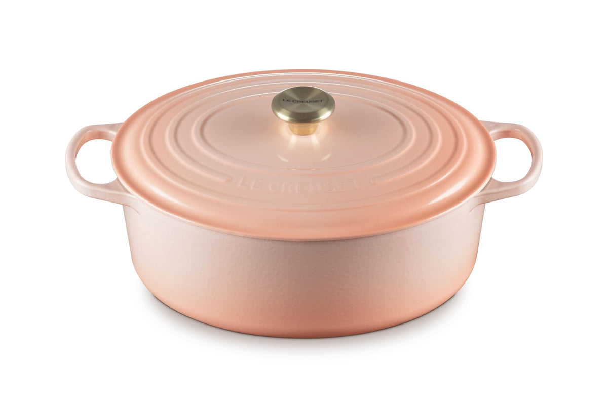 Le Creuset Enameled Cast Iron Oval Dutch Oven, 8 qt., White