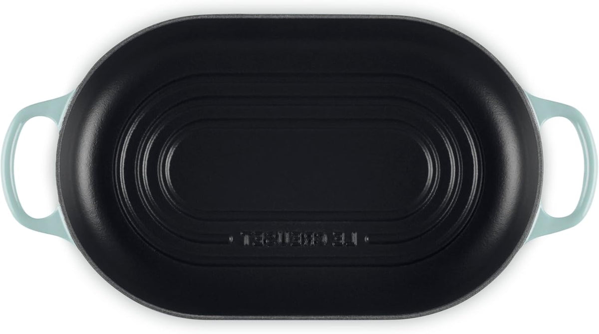 Le Creuset Enameled Cast Iron Oval Bread Oven, 11.5 inch, Sea Salt