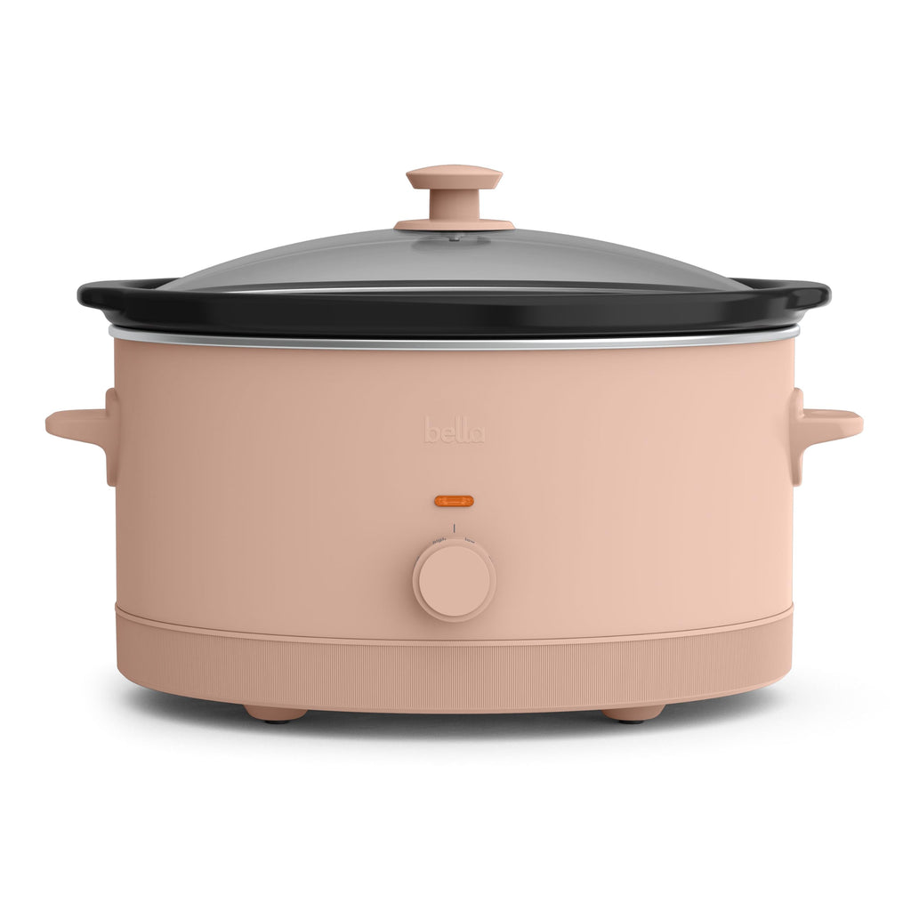 bella 6qt Manual Non-Toxic Slow Cooker with Cord Storage, Seaglass