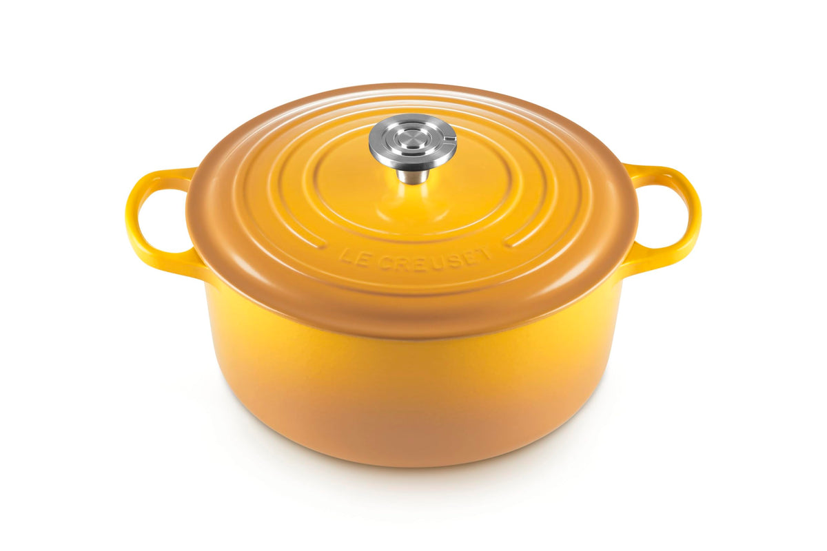 Le Creuset Enameled Cast Iron Round Dutch Oven, 7.25 qt., Flame