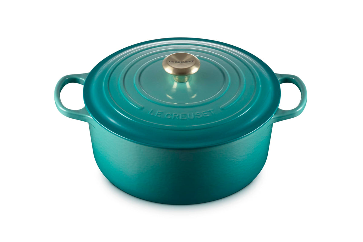 Le Creuset Enameled Cast Iron Round Dutch Oven, 7.25 qt., Flame