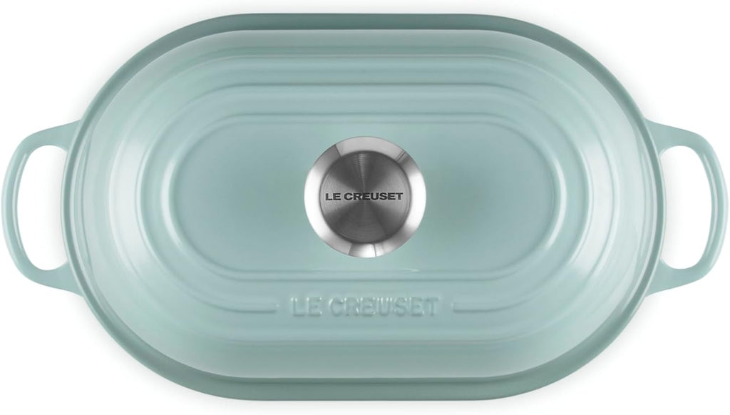 Le Creuset Enameled Cast Iron Oval Bread Oven, 11.5 inch, Sea Salt