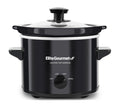Elite Gourmet MST-350B Electric Slow Cooker, Adjustable Temp, Entrees, Sauces, Stews & Dips, Dishwasher Safe Glass Lid & Crock (3 Quart, Black)