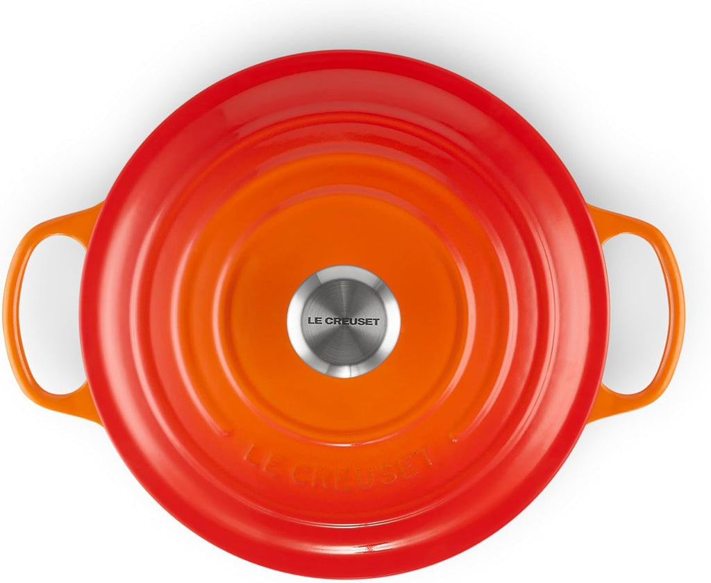 Le Creuset Enameled Cast Iron Round Dutch Oven, 5.5 qt., Flame
