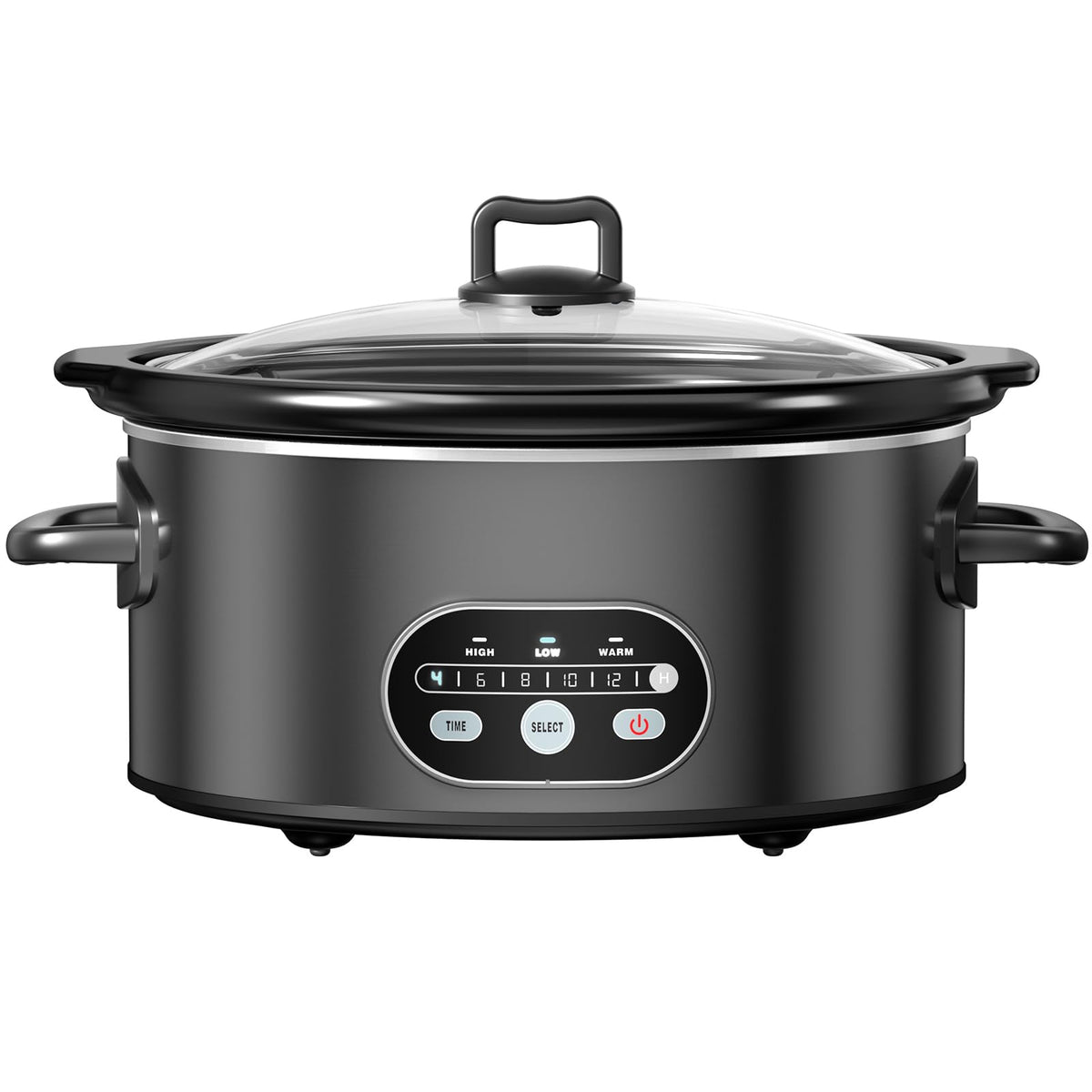 OLIXIS Slow Cooker 6 Quart, Programmable Slow Cooker with 3 Temperature