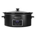 HOMECOOKIN 8 Quart Programmable Slow Cooker, Kitchen Appliances, Perfect Kitchen Small Appliance for Family Dinners, Red Stainless Steel