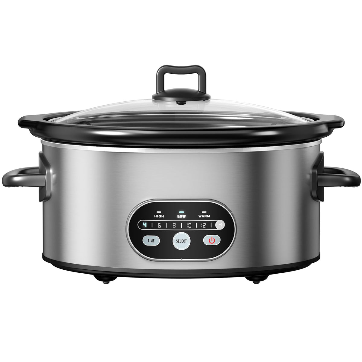 OLIXIS Slow Cooker 6 Quart, Programmable Slow Cooker with 3 Temperature