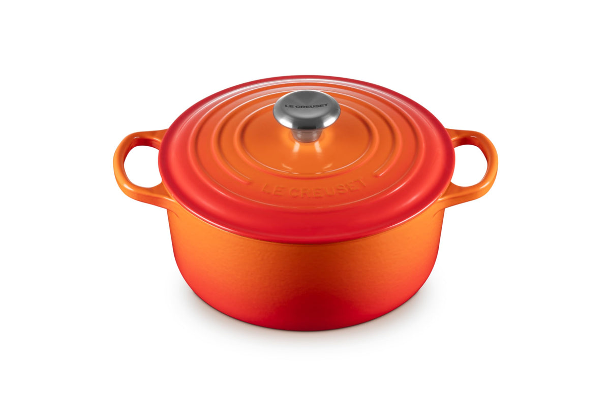 Le Creuset Enameled Cast Iron Round Dutch Oven, 5.5 qt., Cerise