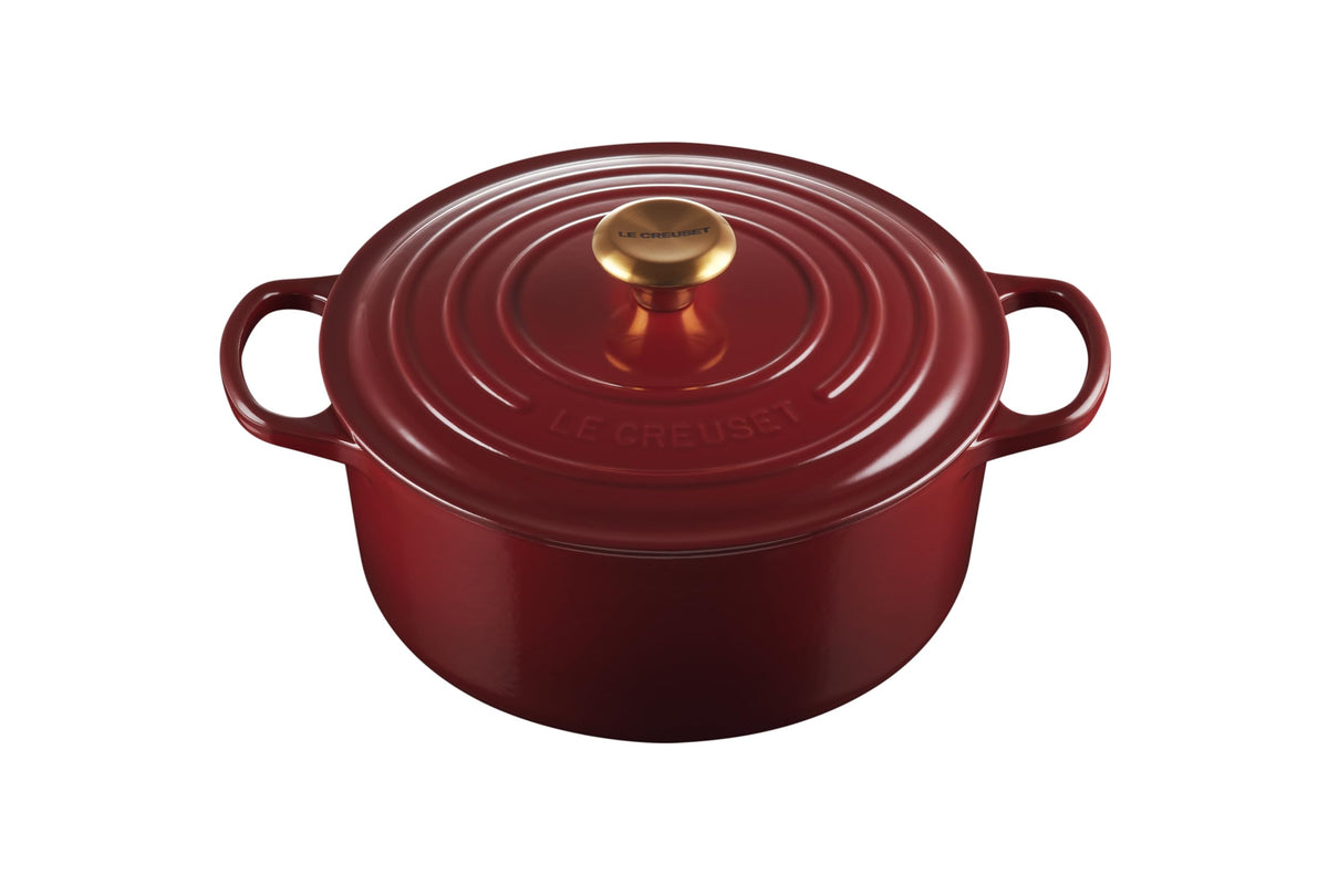 Le Creuset Enameled Cast Iron Round Dutch Oven, 7.25 qt., Flame