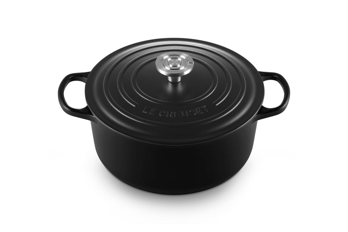 Le Creuset Enameled Cast Iron Round Dutch Oven, 5.5 qt., Cerise