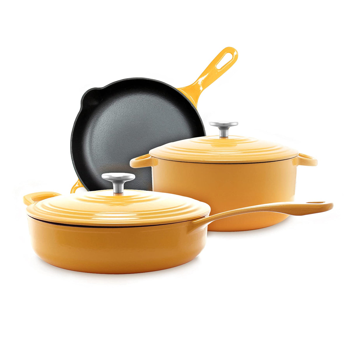 Chantal Cast Iron Dutch Oven, 7 qt, US Formulated Premium Enamel, Cobalt Blue