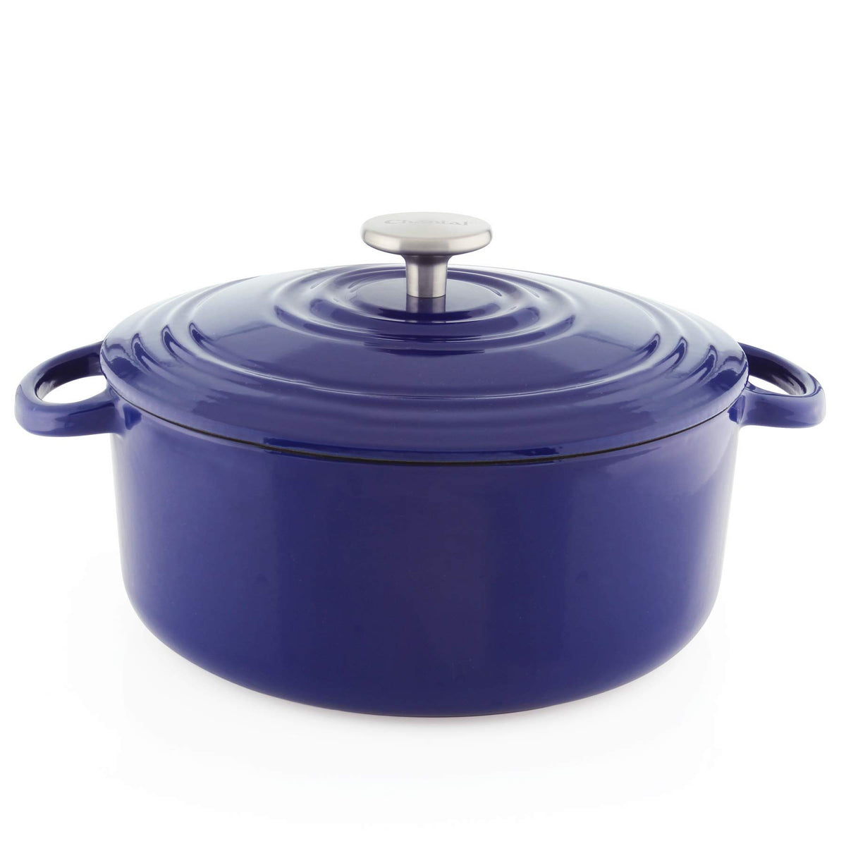 Chantal Cast Iron Dutch Oven, 7 qt, US Formulated Premium Enamel, Cobalt Blue