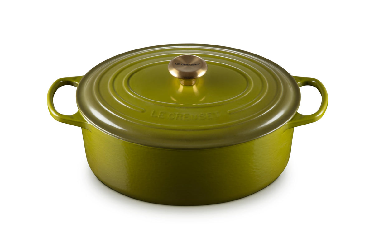 Le Creuset Enameled Cast Iron Oval Dutch Oven, 8 qt., White