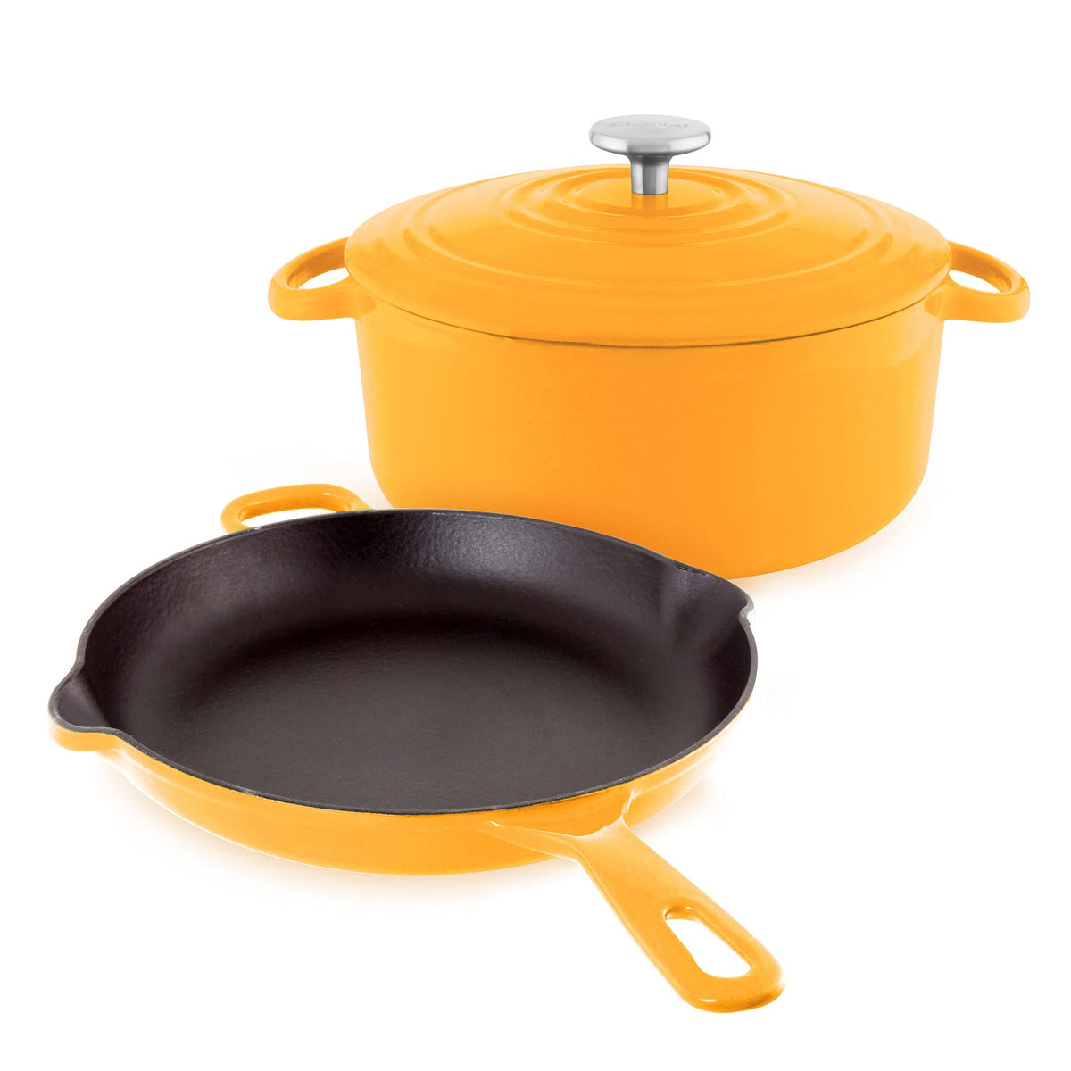 Chantal Cast Iron Dutch Oven, 7 qt, US Formulated Premium Enamel, Cobalt Blue