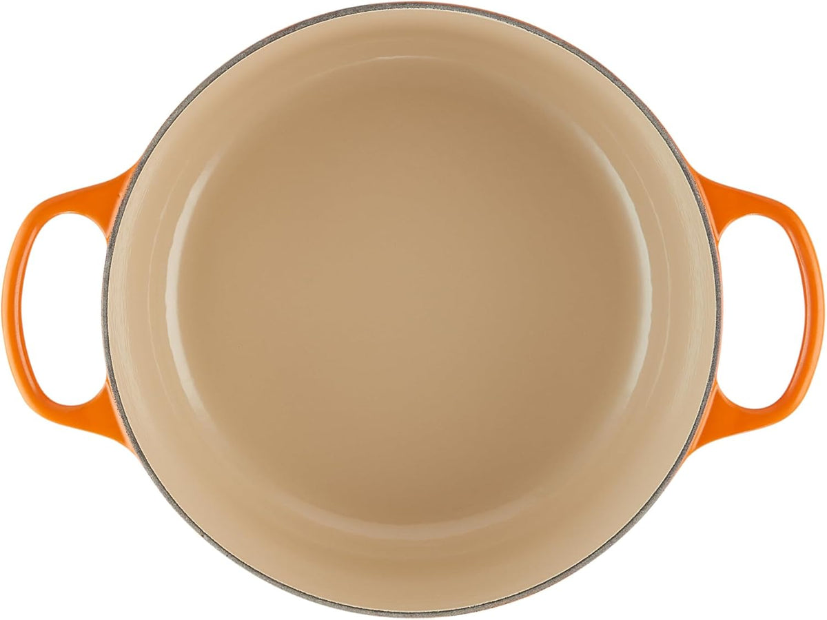 Le Creuset Enameled Cast Iron Round Dutch Oven, 5.5 qt., Flame