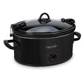 Crock-Pot Cook and Carry Manual Portable Slow Cooker, Red, 6 Quart Oval