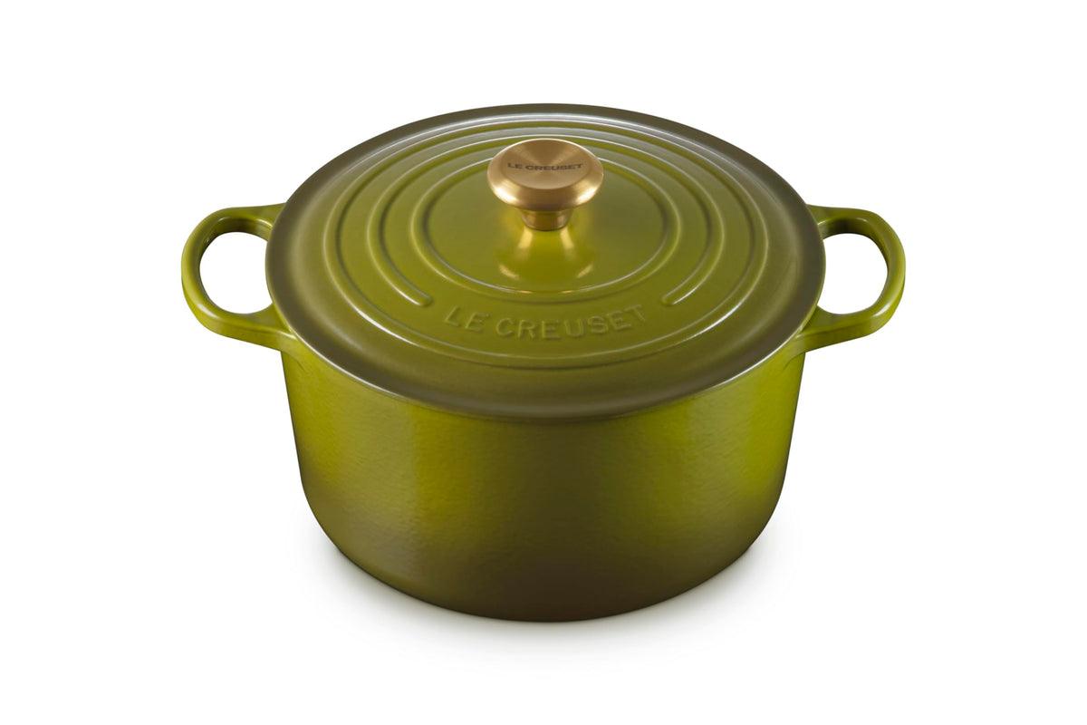 Le Creuset Enameled Cast Iron Signature Deep Round Oven, 6.5 qt., Sea Salt