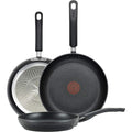 T-Fal Experience Nonstick Fry Pan 12.5 Inch, Induction, Oven Broiler Safe 400F, Non Stick Frying Pan, Skillet, Kitchen Egg Pan, Omelet Pan, Cookware, Pots and Pans, Home, Dishwasher Safe, Black