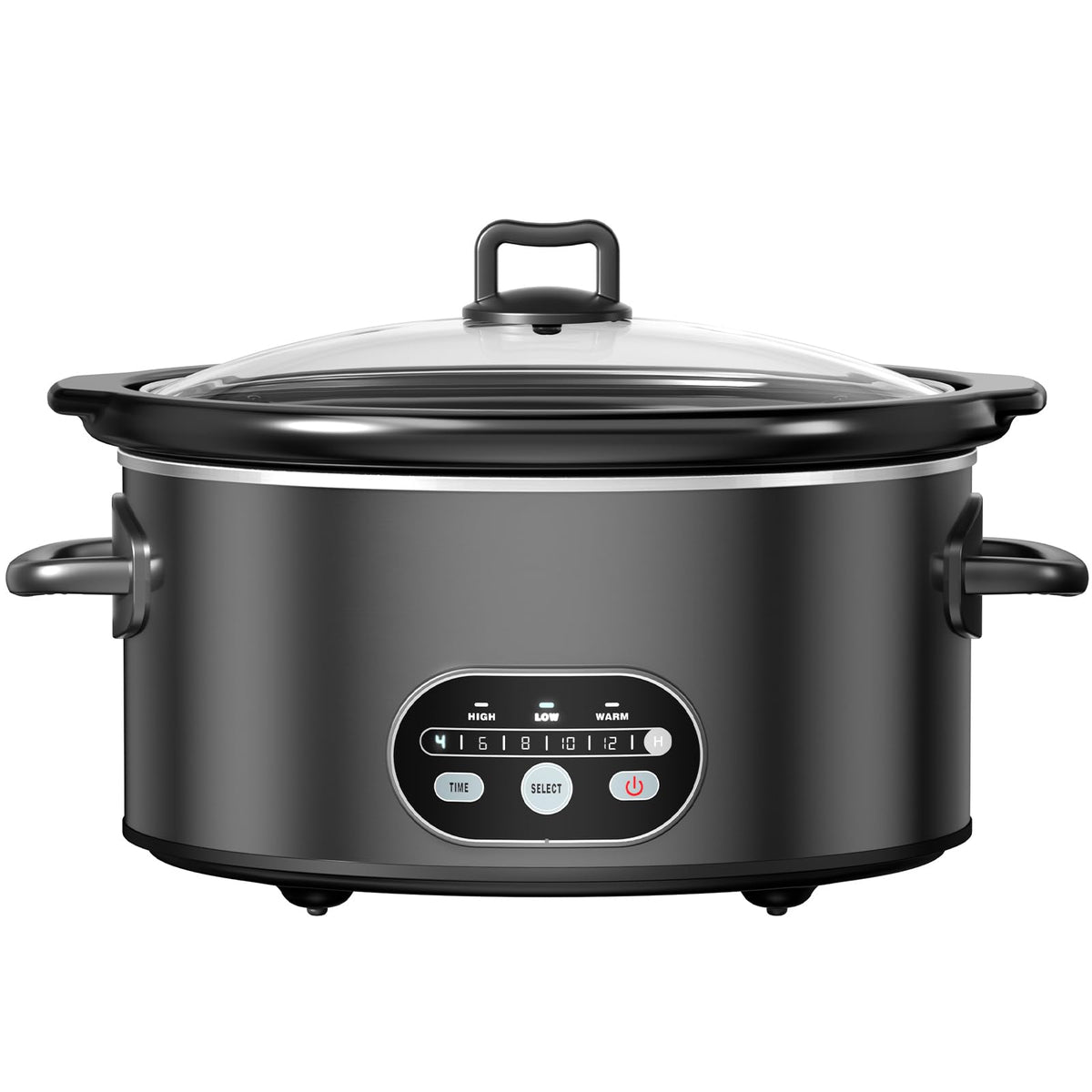 OLIXIS Slow Cooker 6 Quart, Programmable Slow Cooker with 3 Temperature
