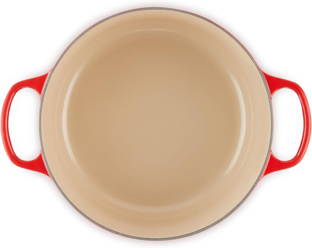 Le Creuset Enameled Cast Iron Round Dutch Oven, 5.5 qt., Cerise