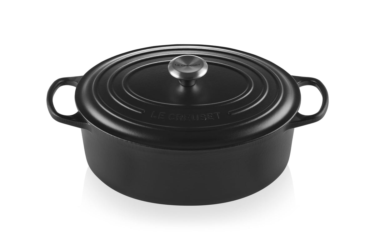 Le Creuset Enameled Cast Iron Oval Dutch Oven, 8 qt., White