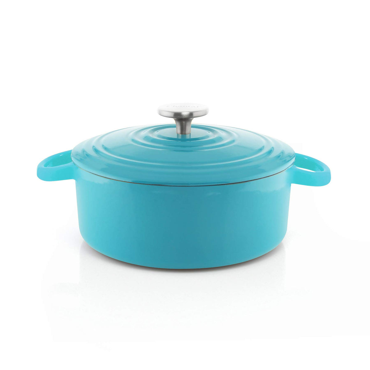 Chantal Cast Iron Dutch Oven, 7 qt, US Formulated Premium Enamel, Cobalt Blue
