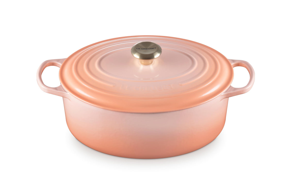 Le Creuset Enameled Cast Iron Oval Dutch Oven, 8 qt., White