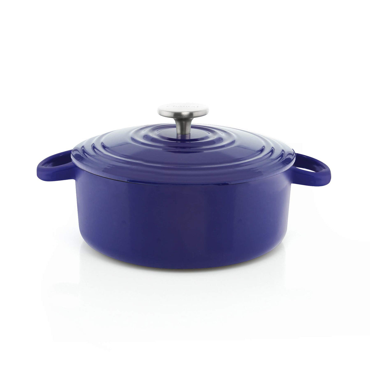 Chantal Cast Iron Dutch Oven, 7 qt, US Formulated Premium Enamel, Cobalt Blue