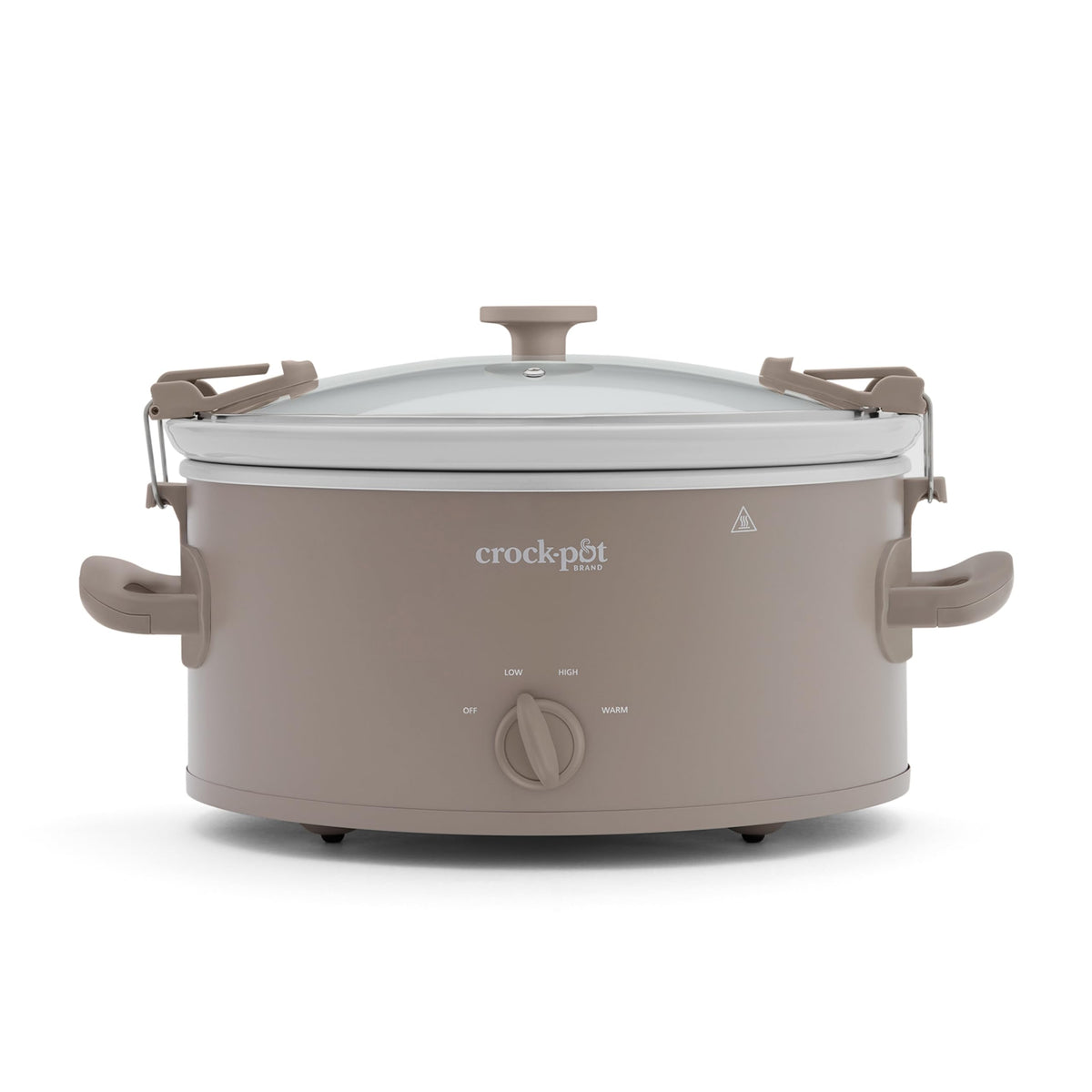 Crock-Pot Cook N Carry Oval Manual Portable Slow Cooker, Silver, 6-Quart
