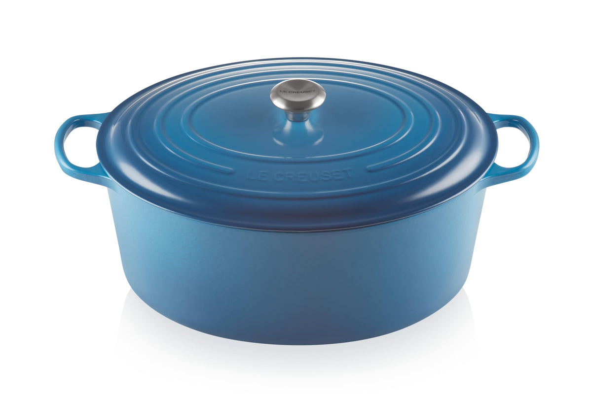 Le Creuset Enameled Cast Iron Oval Dutch Oven, 8 qt., White