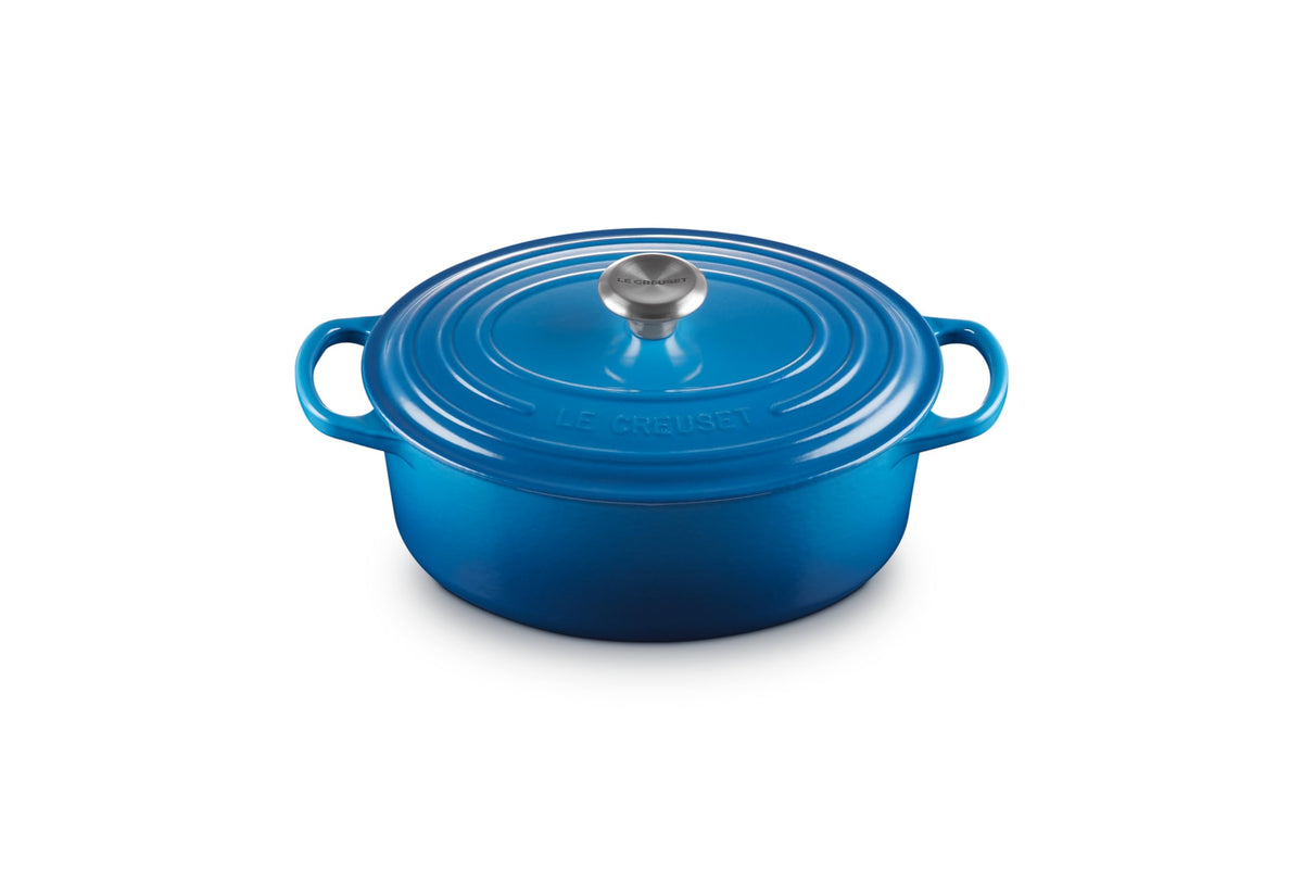 Le Creuset Enameled Cast Iron Oval Dutch Oven, 8 qt., White