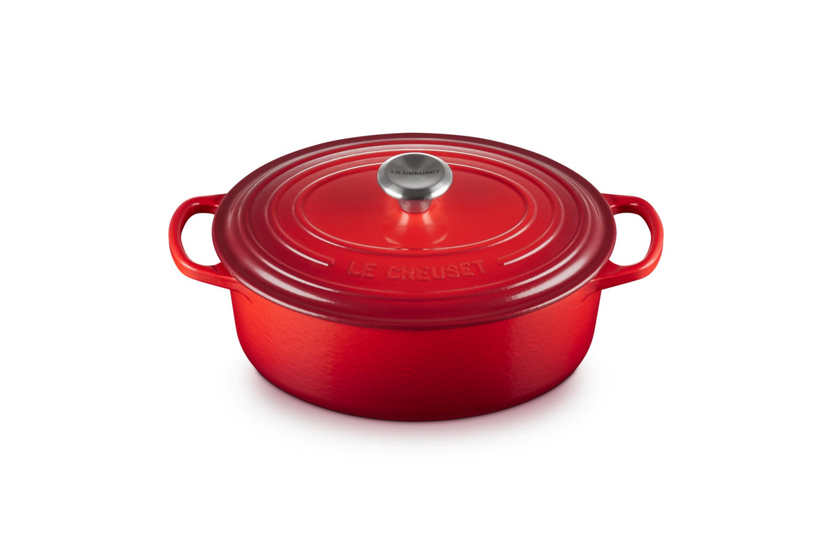 Le Creuset Enameled Cast Iron Oval Dutch Oven, 8 qt., White