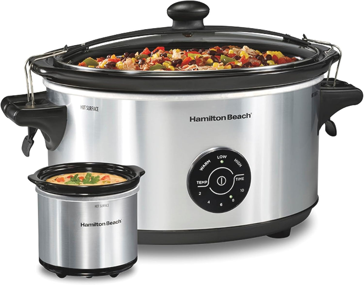 Hamilton Beach 7 Quart Stay or Go Portable Programmable Slow Cooker