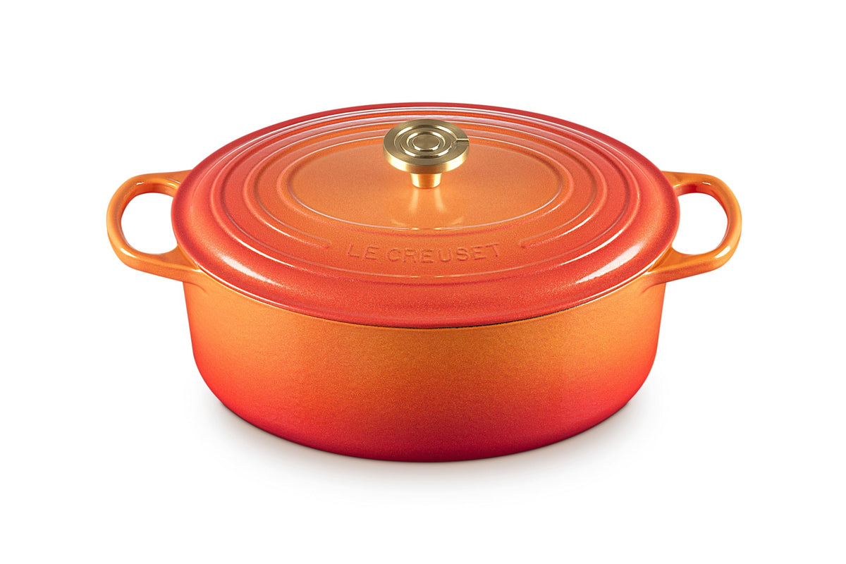 Le Creuset Enameled Cast Iron Oval Dutch Oven, 8 qt., White