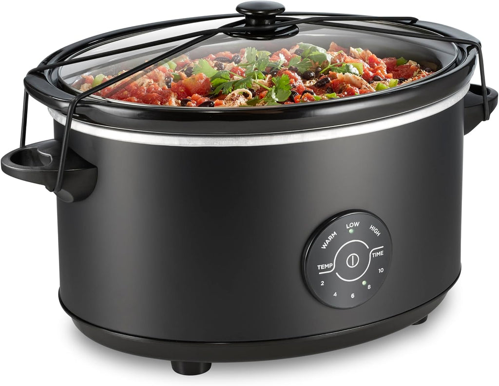 Hamilton Beach 7 Quart Set & Forget Portable Programmable Slow Cooker