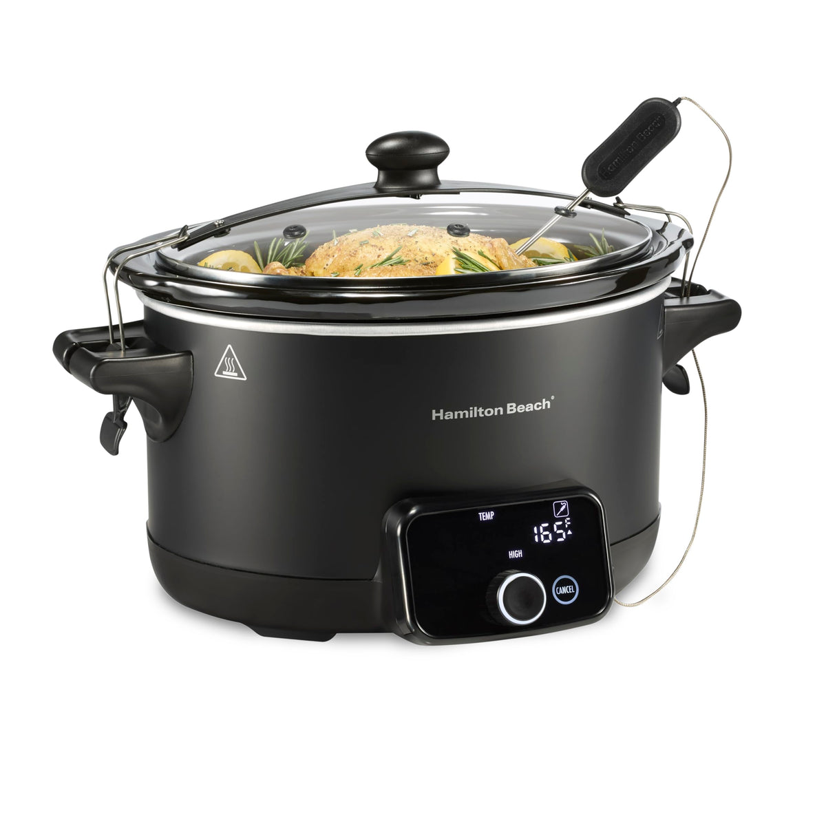 Hamilton Beach Portable 6 Quart Set & Forget Programmable Slow Cooker