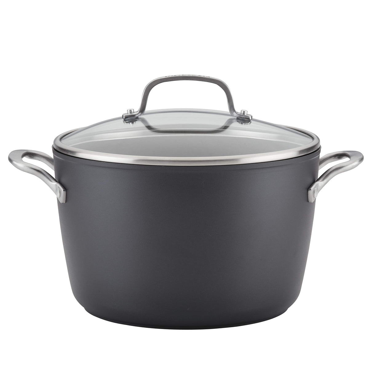 KitchenAid Hard-Anodized Nonstick Stir Fry Pan/Wok, 12.25-Inch, Matte Black