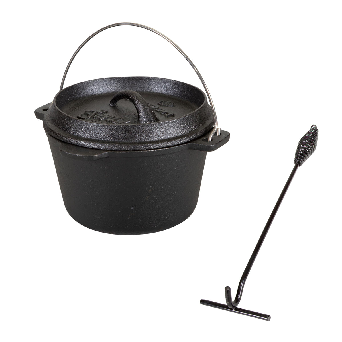 Stansport Pre-Seasoned Cast Iron Dutch Oven