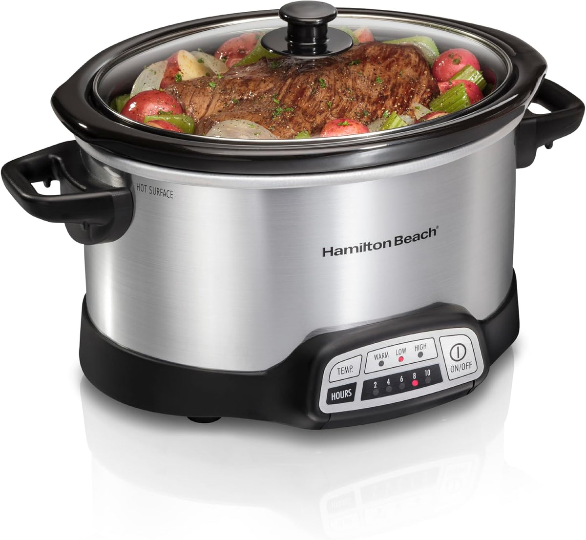 Hamilton Beach Set & Forget 4 Quart Programmable Slow Cooker