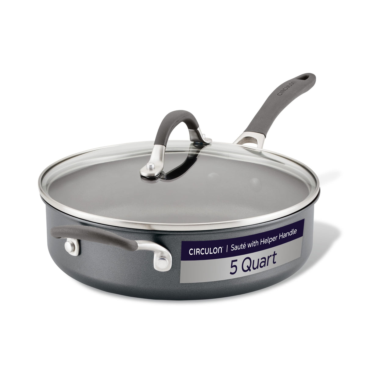 Circulon A1 Series Nonstick Induction Wok with Lid, 14-Inch, Graphite