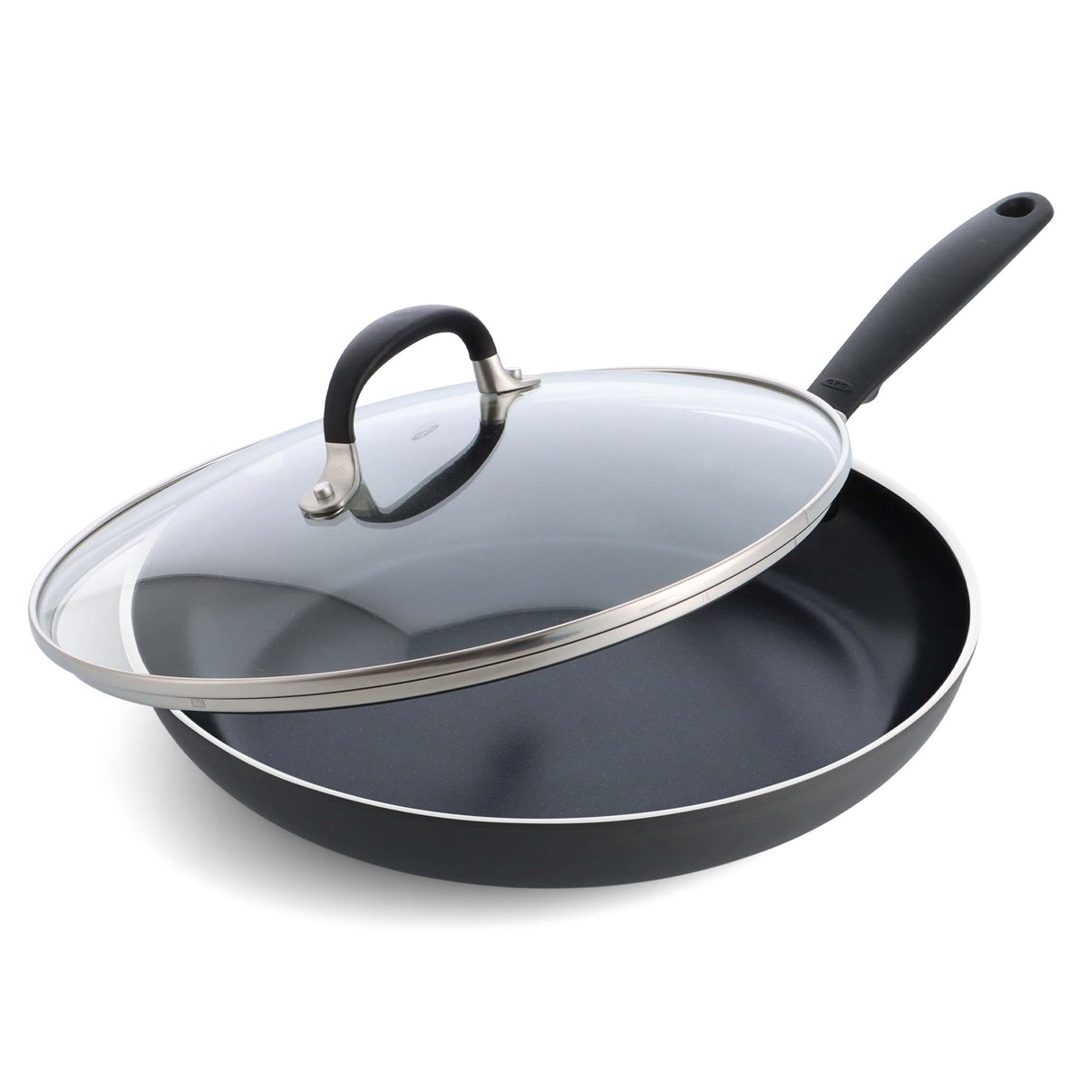 OXO 14” Non-Stick Every Day Wok Pan, BPA-Free Silicone Handle, Stir-Fry Skillet, Dishwasher & Oven Safe, Black