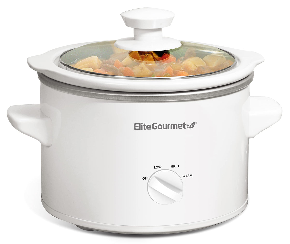 Maxi-Matic MST-275XS Electric Oval Slow Cooker, 2 Qt, Stainless Steel