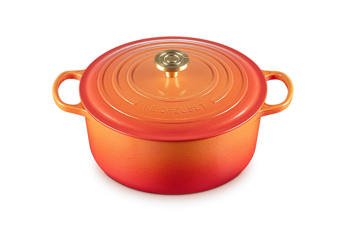 Le Creuset Enameled Cast Iron Round Dutch Oven, 5.5 qt., Flame