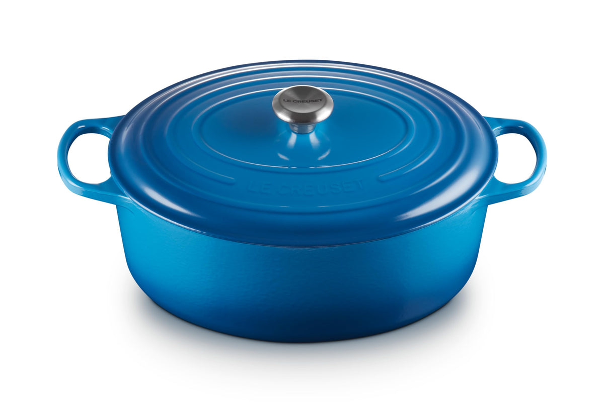 Le Creuset Enameled Cast Iron Oval Dutch Oven, 8 qt., White
