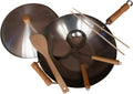 Taylor & Ng Classic Wok Set, 14", Carbon Steel